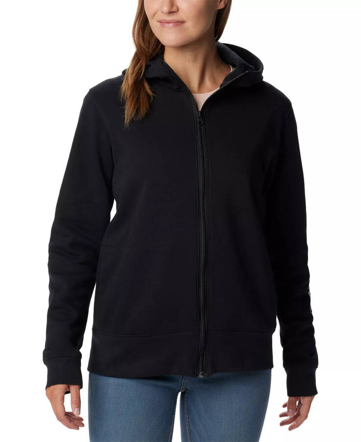 Ayollar uchun Trek II Graphic Full-Zip Hoodie Black - 4