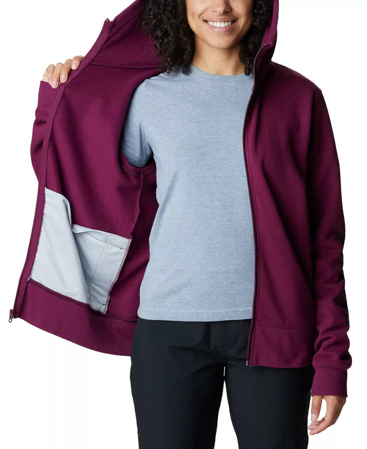 Ayollar uchun Trek II Graphic Full-Zip ko'ylagi, Marionberry - 3