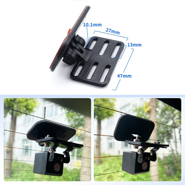 AZDOME PG19X with Rear Camera Window Bracket - 7