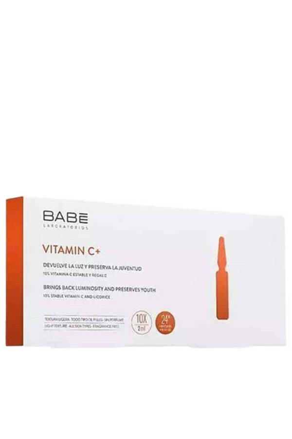 Babe Ампулы с витамином C для осветления кожи, концентрированный уход 10*2ml - 4