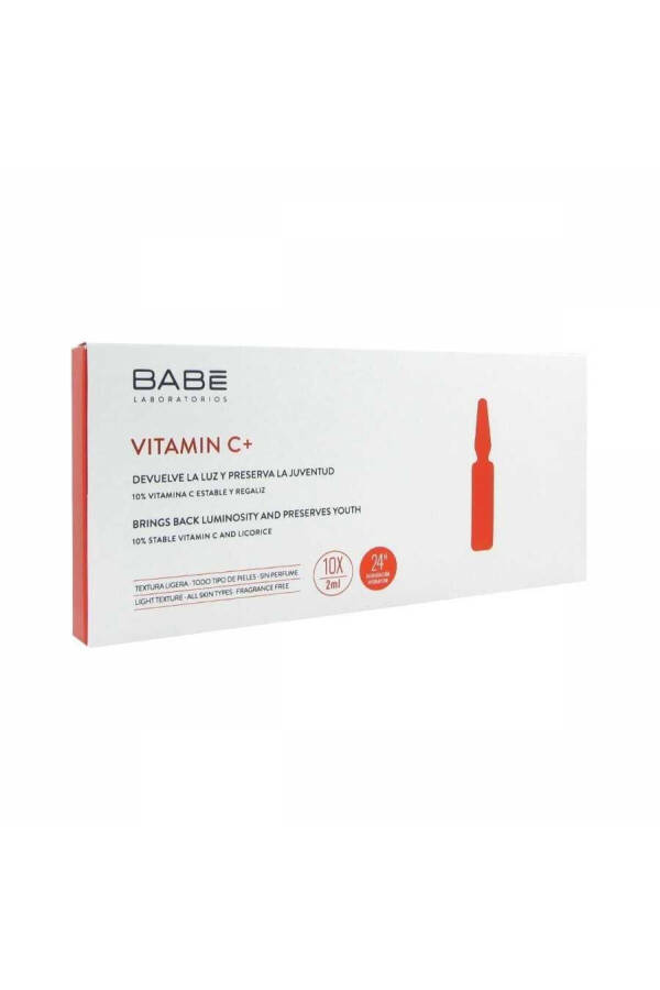 Babe Vitamin C Ampoule Brightening Effective Concentrated Care 10*2ml - 1