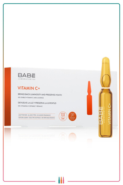 Babe Vitamin C Ampoule Brightening Effective Concentrated Care 10*2ml - 3