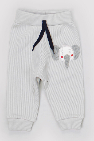 Baby 5 Add 4 Pay Newborn Child Cotton Embroidered Drawstring Pants Single Bottom Tracksuit Bottom Gift 13905 - 1