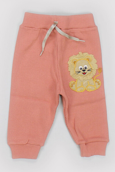 Baby 5 Add 4 Pay Newborn Kids Cotton Embroidery Lace Trousers Single Bottom Sweatpants Gift 13905 - 1