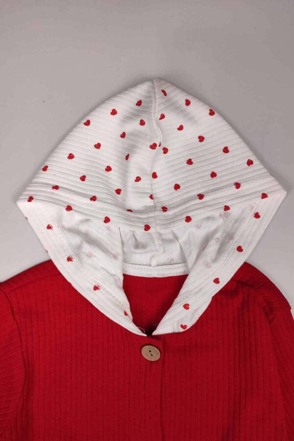 Baby 5 Buy 4 Pay Child Cotton Heart Hooded Cardigan New Year's Day Holiday 29 October 23 April Flag 15207 - 7