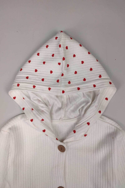 Baby 5 Buy 4 Pay Children Cotton Heart Hooded Cardigan New Year's Day Holiday 29 October 23 April Flag 15207 - 5