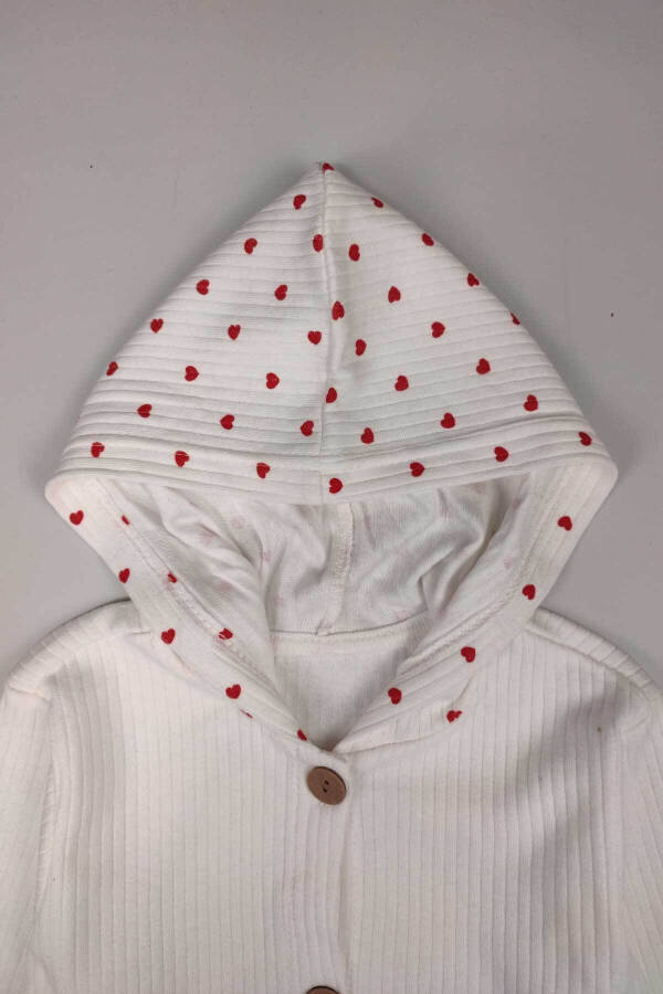 Baby 5 Buy 4 Pay Children Cotton Heart Hooded Cardigan New Year's Day Holiday 29 October 23 April Flag 15207 - 5