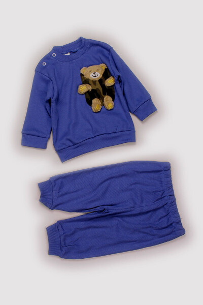 Baby 5 Buy 4 Pay Newborn Child Cotton Slim Fit Pocket Bear Figure Set 2-piece Sweat Pants 13428 - 7