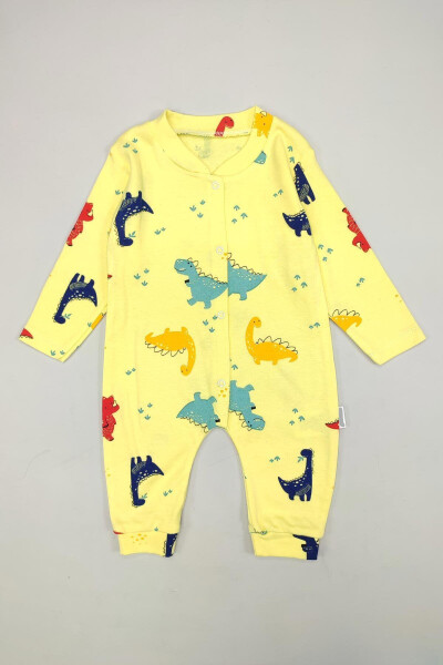 Baby 5 Buy 4 Pay Newborn Child Soft Cotton Jersey Slim Fit Dino Pattern Print Snap Jumpsuit 14738 - 7