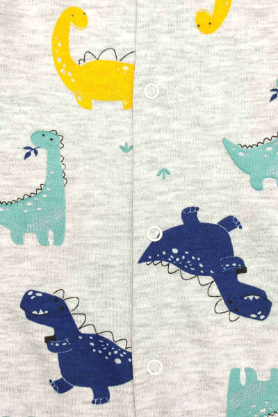 Baby 5 Buy 4 Pay Newborn Child Soft Cotton Jersey Slim Fit Dino Print Snap Romper 14738 - 11