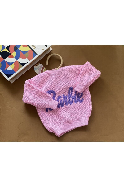 Baby and Child Selanik Sweater - Pink - 1