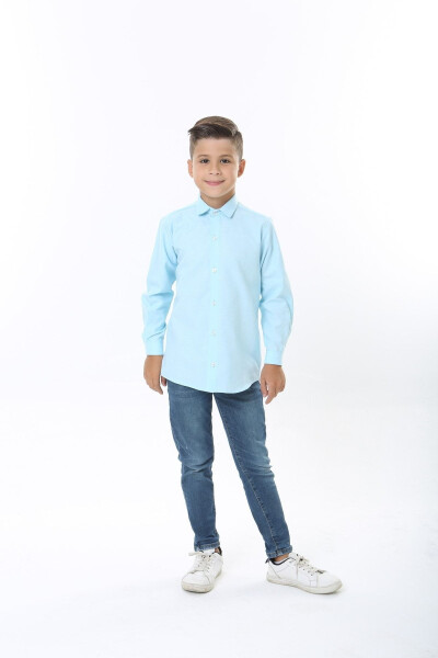 Baby Blue Children's Shirt - 2