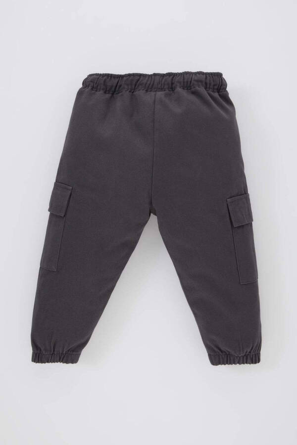 Baby Boy Basic Cargo Pocket Gabardine Pants - 16