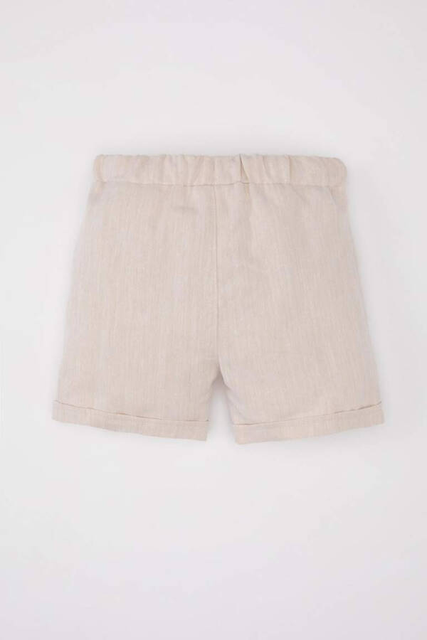 Baby Boy Basic Pocket Shorts Beige - 4