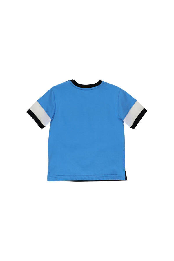 Baby Boy Bike Neck Short Sleeve Black T-Shirt - 5