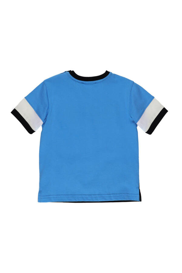 Baby Boy Bike Neck Short Sleeve Black T-Shirt - 2