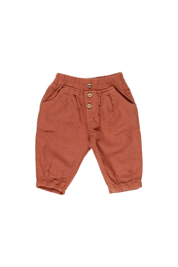 Baby Boy Elastic Waist Tile Pants - 16