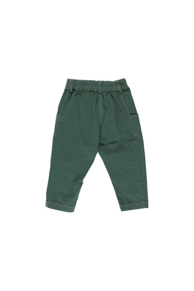 Baby Boy Elastic Waistband Pants with Pocket Detail - 17