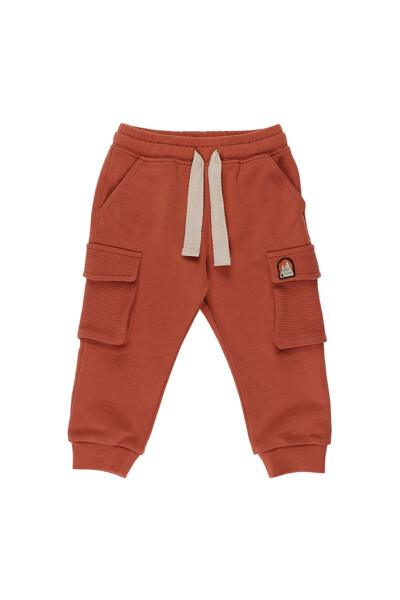 Baby Boy Embroidered Sweatpants - 1