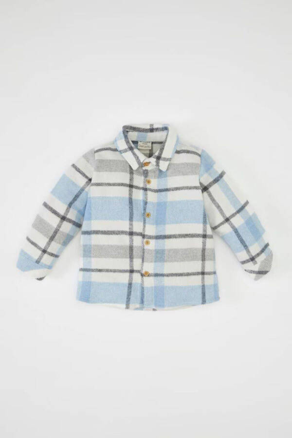 Baby Boy Flannel Long Sleeve Shirt - 13