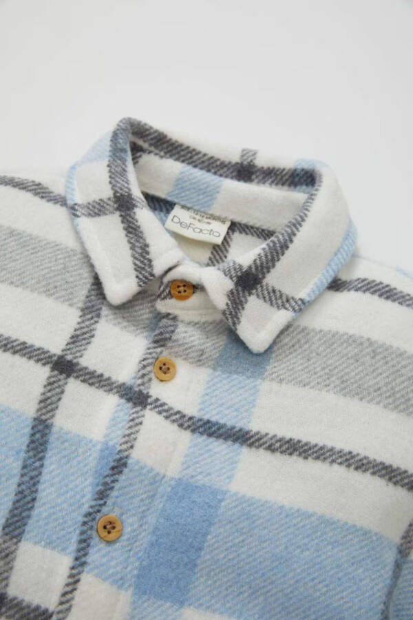 Baby Boy Flannel Long Sleeve Shirt - 16