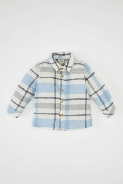 Baby Boy Flannel Long Sleeve Shirt - 9