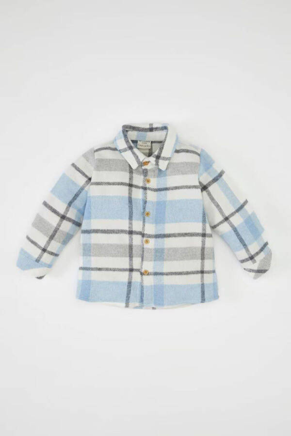 Baby Boy Flannel Long Sleeve Shirt - 1