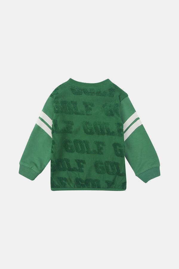 Baby Boy Green Sweat Top - 5