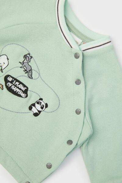 Baby Boy Green Sweatshirt - 3