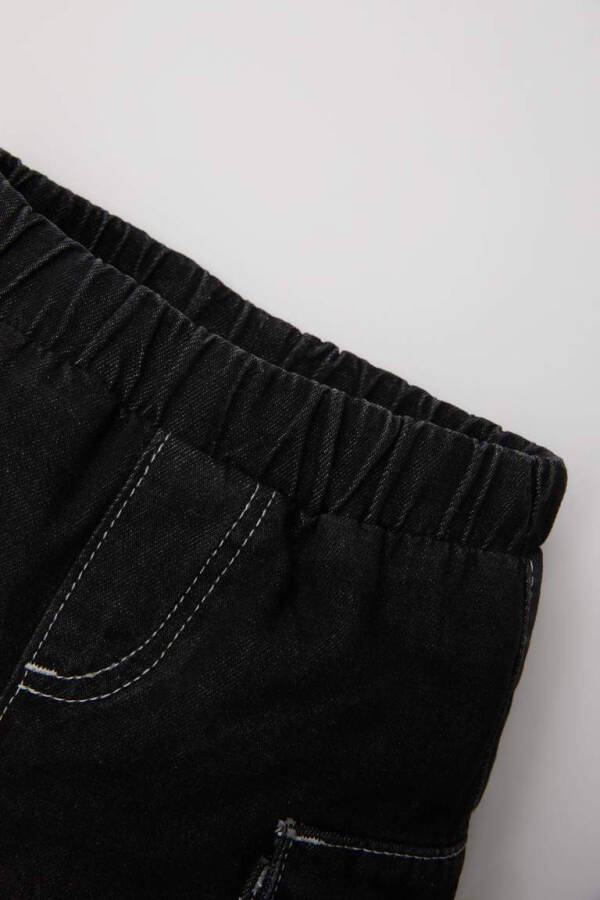 Baby Boy Jean Shorts Anthracite - 4