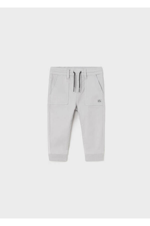 Baby Boy Lace-Up Trousers Grey 1523 - 4