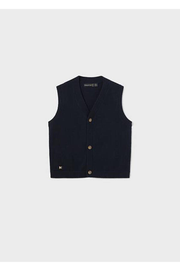 Baby Boy Navy Blue Vest (02316) - 1