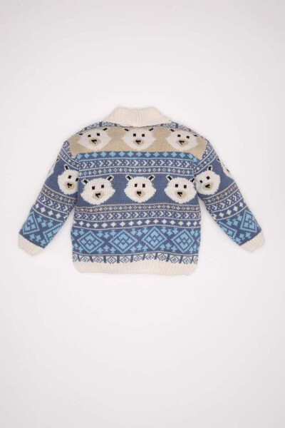 Baby Boy Patterned Knit Cardigan C8862a524wn - 2