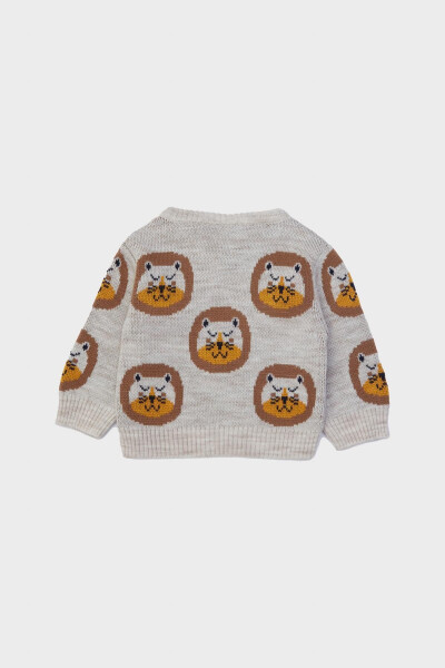 Baby Boy Patterned Sweater 23FW0LT8405 - 2