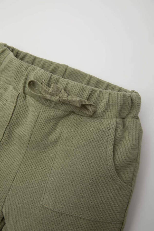 Baby Boy Pocket Waffle Shorts Light Khaki - 2