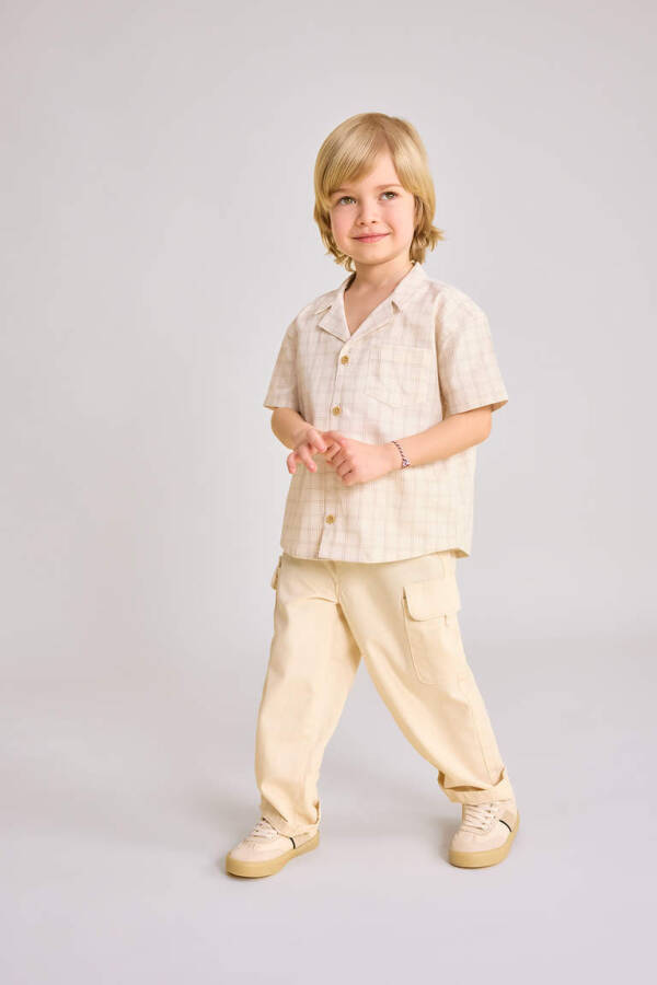 Baby Boy Straight Leg Jean Pants Sand - 1