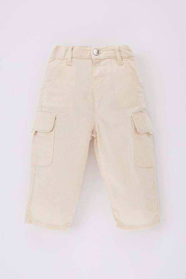 Baby Boy Straight Leg Jean Pants Sand - 4