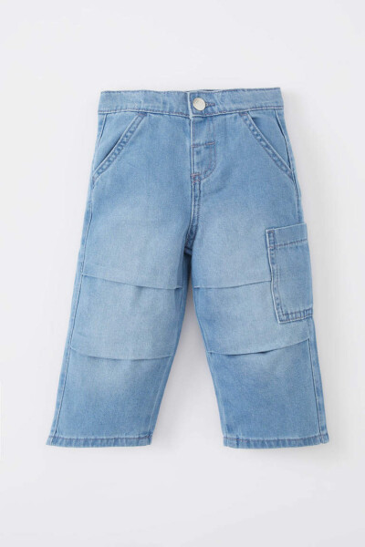 Baby Boy Straight Leg Jeans Light Blue - 1