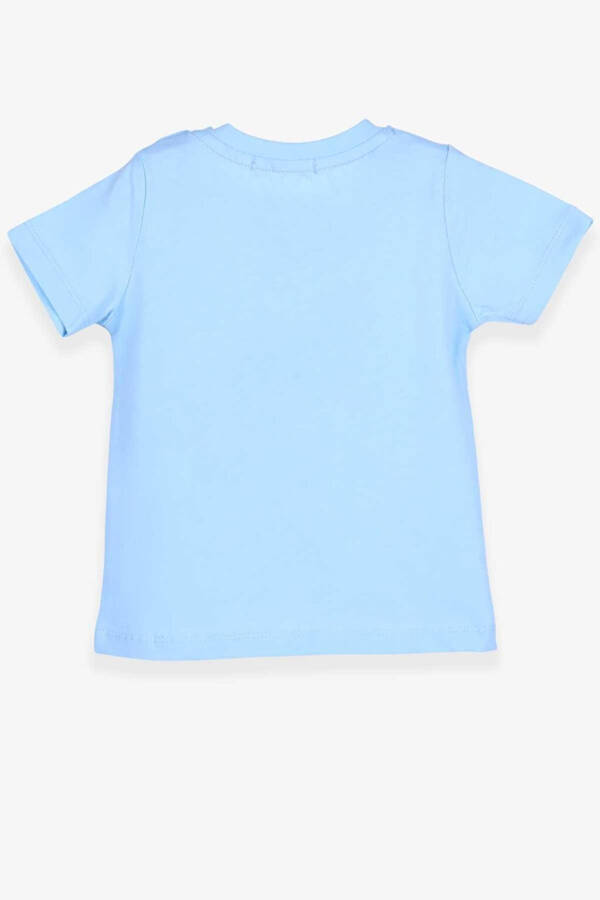 Baby Boy T-Shirt Chameleon Print Light Blue (9 Months-2 Years) - 7