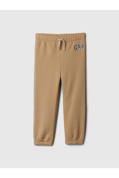 Baby Boys Brown Gap Logo Pull-On Jogger Fleece Pants - 3