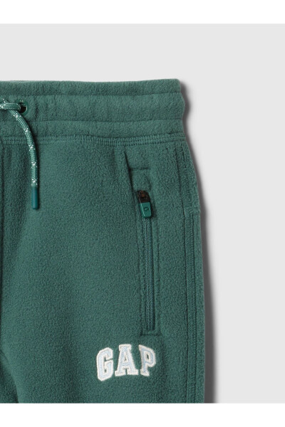 Baby Boys Green Gap Logo Fleece Jogger Pants - 11