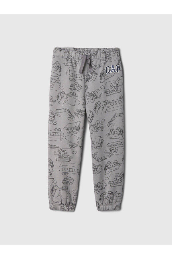 Baby Boys' Grey Gap Logo Pull-On Jogger Fleece Pants - 1