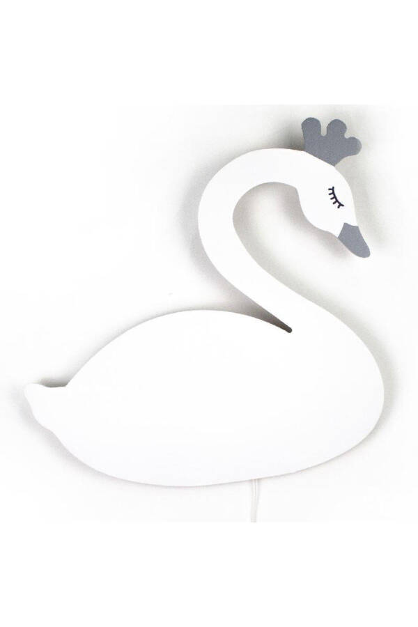 Baby Children's Bedroom Swan Decorative Wall Lighting and Night Lamp Model 006 - 1