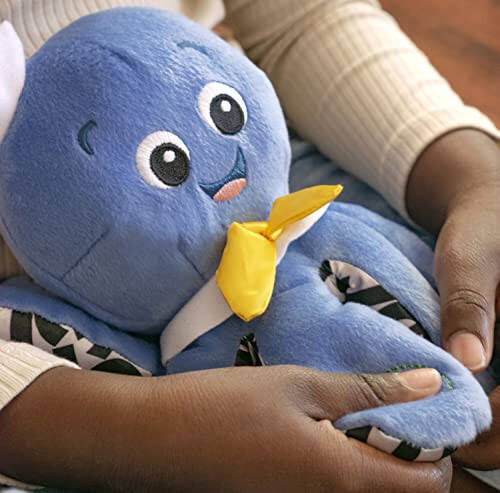 Baby Einstein Octoplush Müzikli Sarılabilir Peluş Hayvan Oyuncak, 3 Dilde Renkleri Öğren, Mavi, 11 - 5