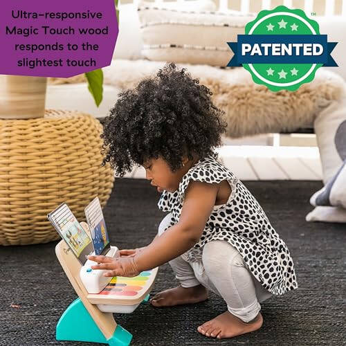 Baby Einstein va Hape Magic Touch Piano Yog'och Musiqiy Bola O'yinchoqi, 6 Oy va Undan Katta - 33