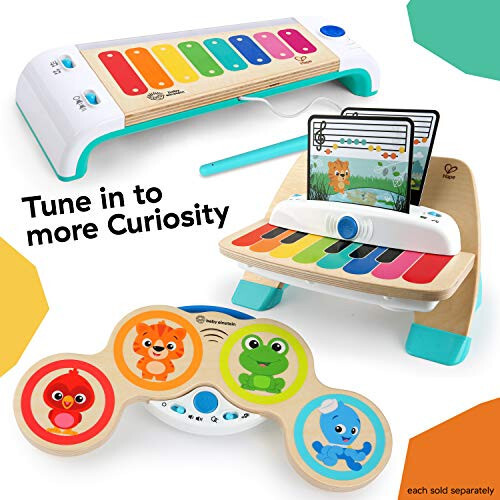 Baby Einstein va Hape Magic Touch Piano Yog'och Musiqiy Bola O'yinchoqi, 6 Oy va Undan Katta - 35