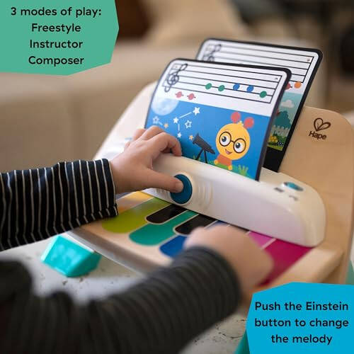 Baby Einstein va Hape Magic Touch Piano Yog'och Musiqiy Bola O'yinchoqi, 6 Oy va Undan Katta - 28