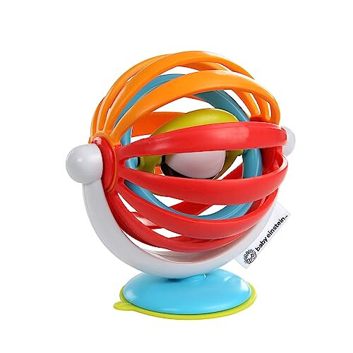 Baby Einstein Yopishqo Aylanuvchi BPAsiz Yuqori Stul Aktivlik O'yinchoqi, 3 oy+ - 1