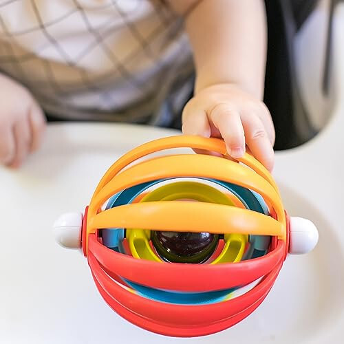 Baby Einstein Yopishqo Aylanuvchi BPAsiz Yuqori Stul Aktivlik O'yinchoqi, 3 oy+ - 3