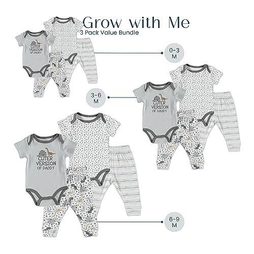 Baby Gear Girl's Baby Clothes Layette Set Footless Sleep and Play - 24